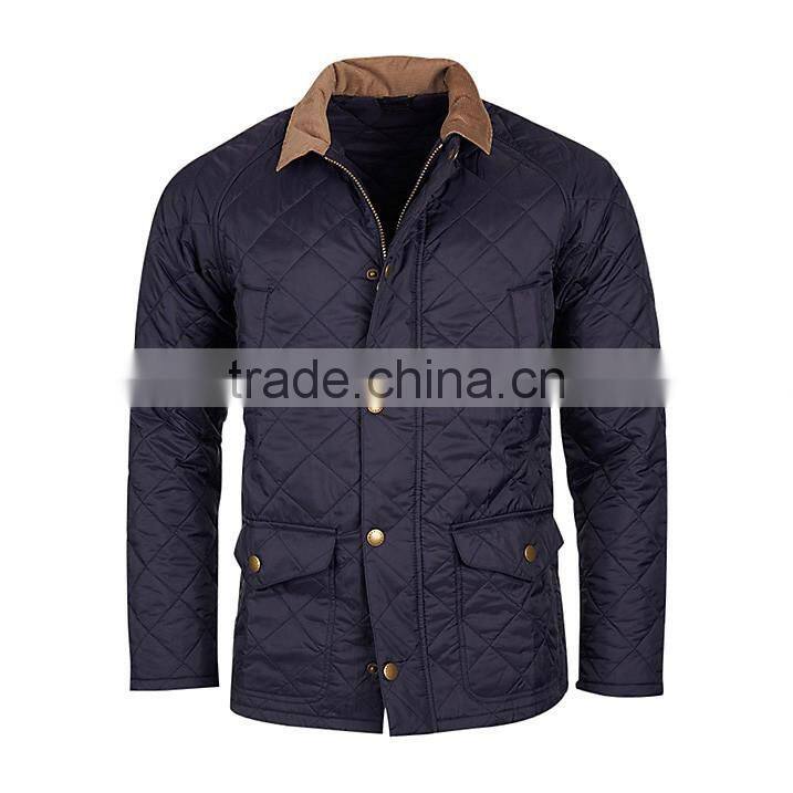 Men Warm Smart Quilted Padding Jacket