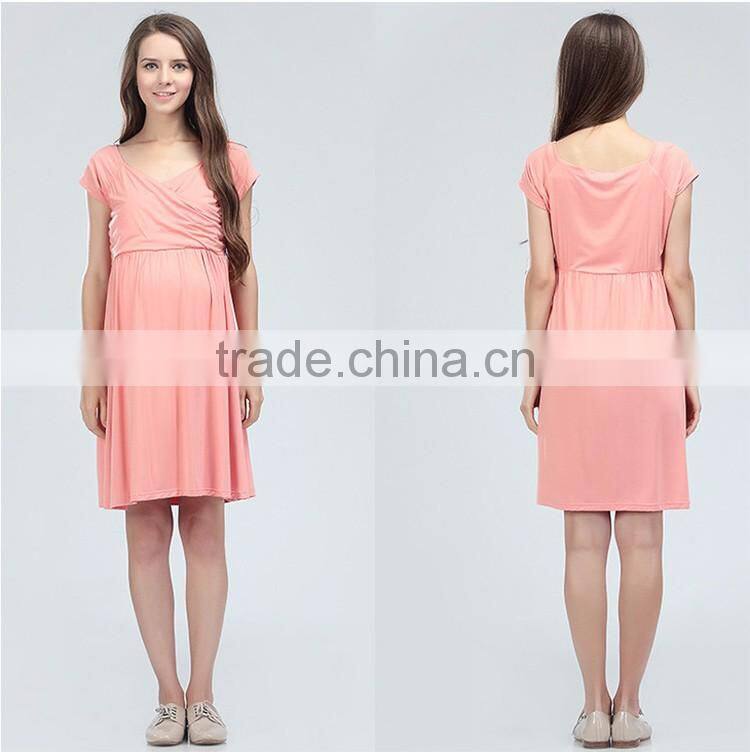 Leisure Maternity Casual Dresses Ladies Nursing Clothing Mod Style Pregnant Women Skirts