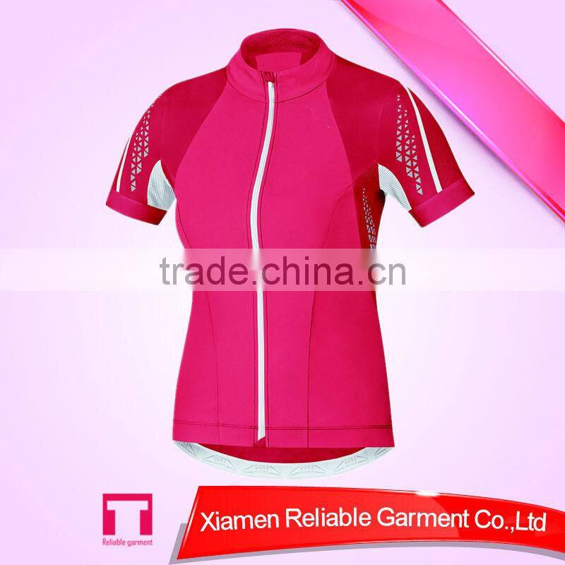 Promotional OEM 2016 custom made top quality of cycling clothing/racing shirt