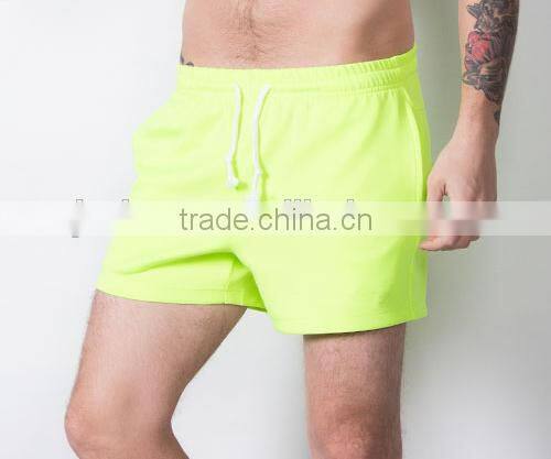 china wholesale hot-selling custom polyester/cotton gym shorts for men
