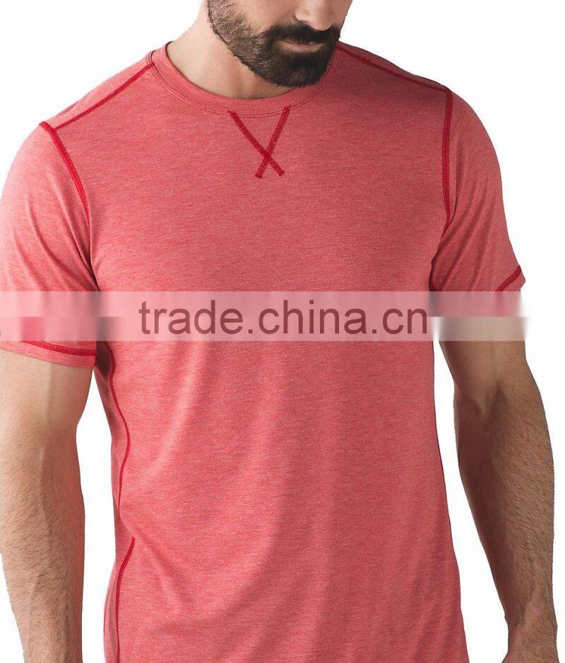 Fashion light color man quick dry running shirts running t shirt
