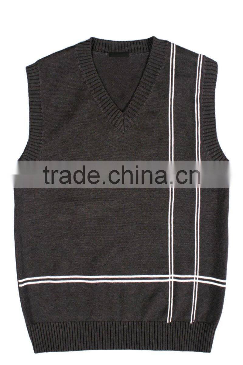 Man Fashion Latest Design Winter Sweater Vest 2015