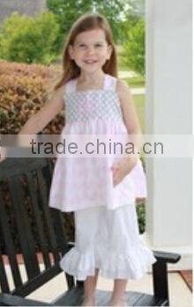 2015Giggle Moon Remake Outfit BoutiqueToddler Girls chevron Persnickety cotton Easter Vintage Ruffle Summer girl Clothing Sets