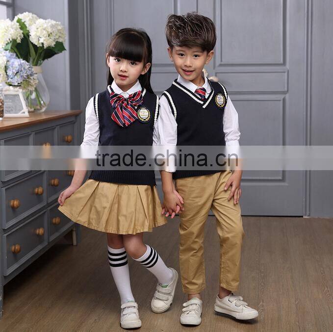 custom latest design kids school clothes sale quality school uniforms for boys and girls