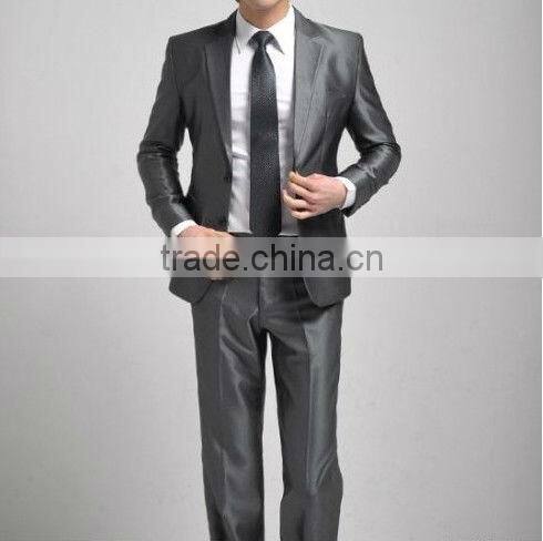 shiny material suit business men suit formal suit wedding suit