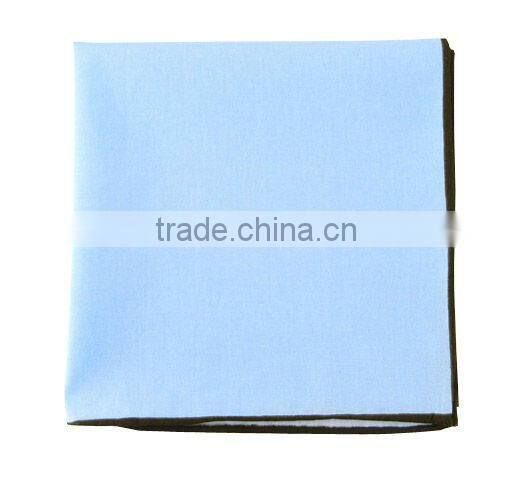contrasting border handkerchief