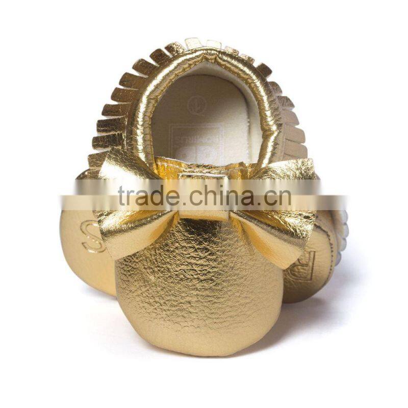 Foreign trade bow soft bottom shoes 5107 baby shoes and tassels