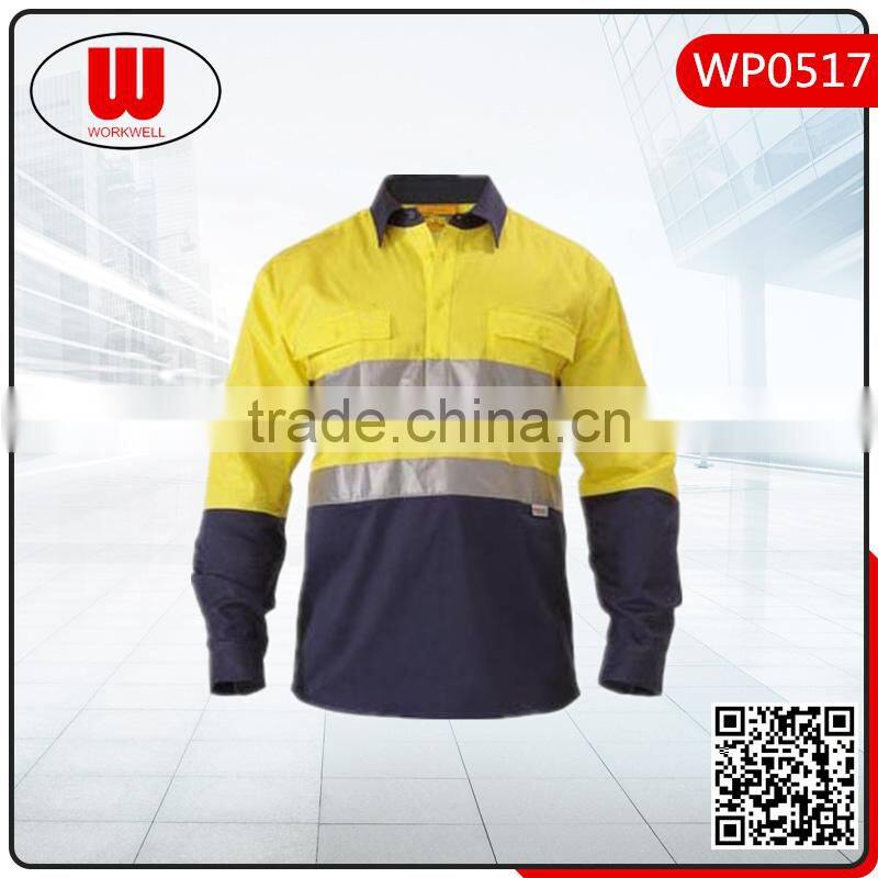 hi vis work uniform shirt