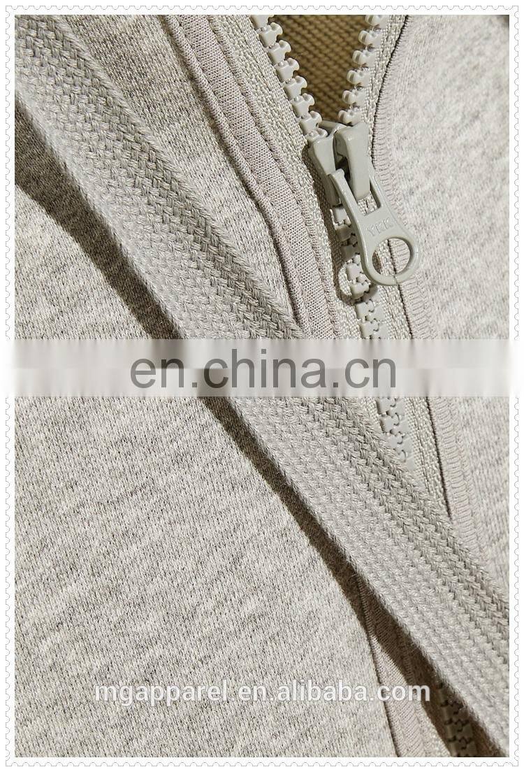 wholesale OEM hooded sweatshirt cotton blend jersey cropped top hoodie