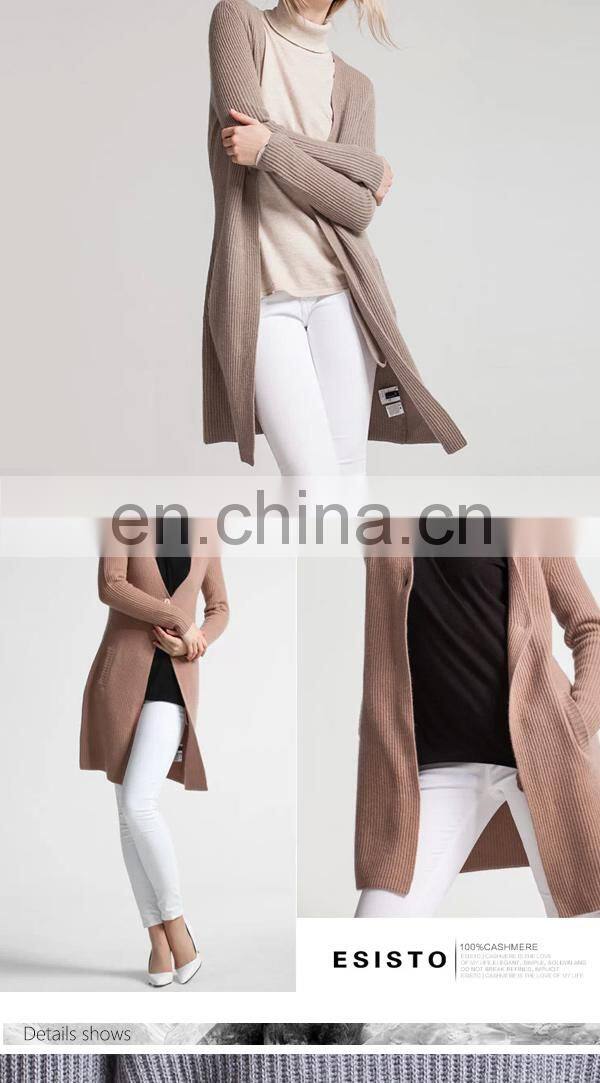 2014 New Design cashmere sweater coat