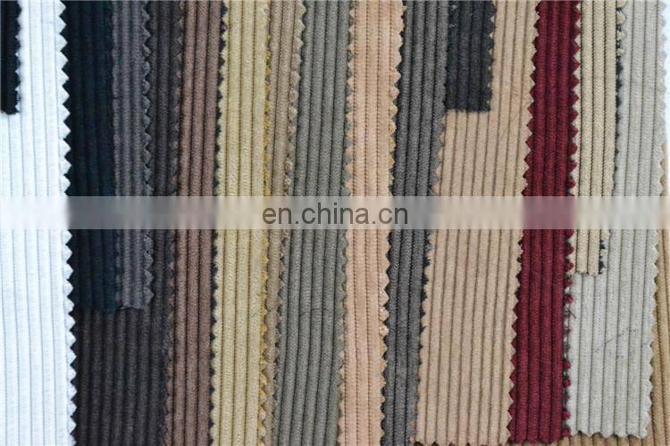 colorful nylon polyester wale warp knitted corduroy and corduroy upholstery fabric