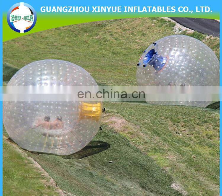 2016 Hot sale inflatable kids body zorb/body bumper ball