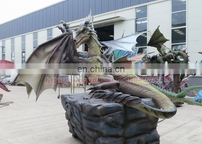 Most Popular High Simulation Life Size Dragon Sculpture