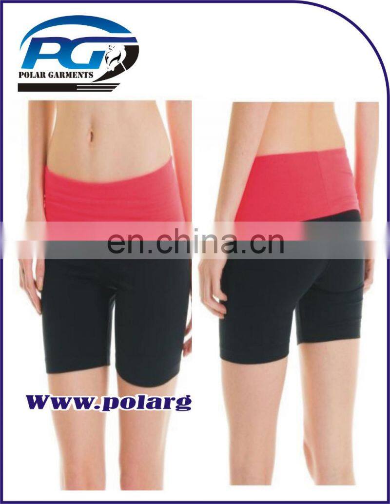 Pink waistband women short