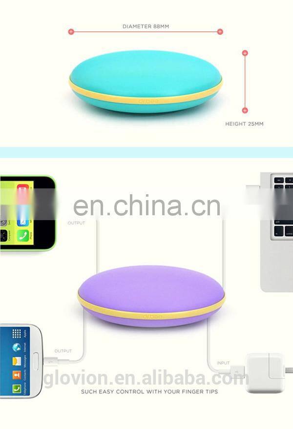 High quality cartton cartton Dorayaki electric hand warmer without battery