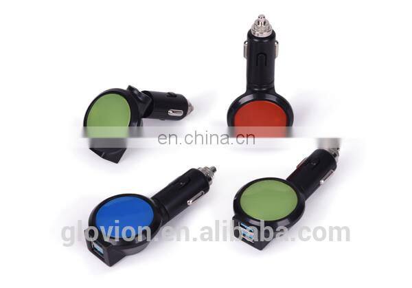 Double Speed Fast Charge Output DC 5V 2.4A Universal Portable Dual Port Micro USB Car Charger For OEM Factory Wholesale