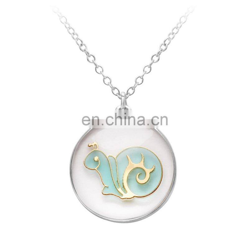 SenFai animal shape inside elegant pendant Necklace for woman