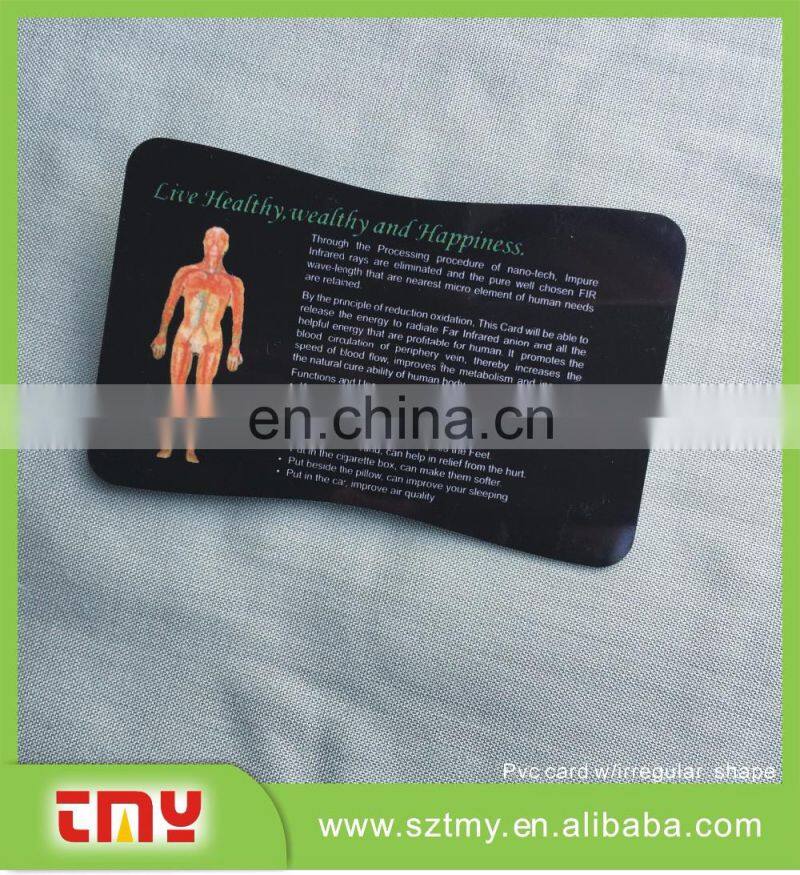 Restaurant membership card loyalty card with signature panel