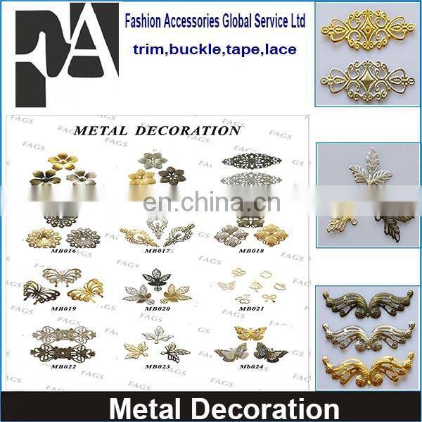 New Design Antique Brass Handbag Shoes Round Metal Slide Bar Buckles