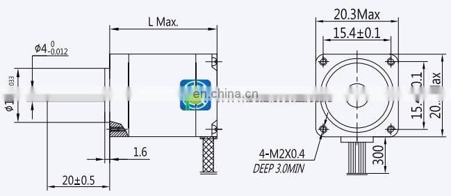 high quality speed quiet micro unipolar accuracy can stack delta 1.8 degree 24v nema8 stepper motor supplier