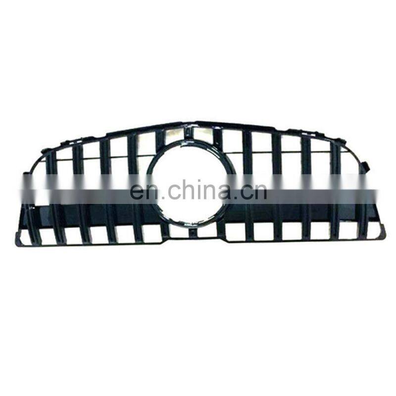 GT R Panamericana Front Hood Grill Black Grille 2012-15 For Mercedes X204 GLK350