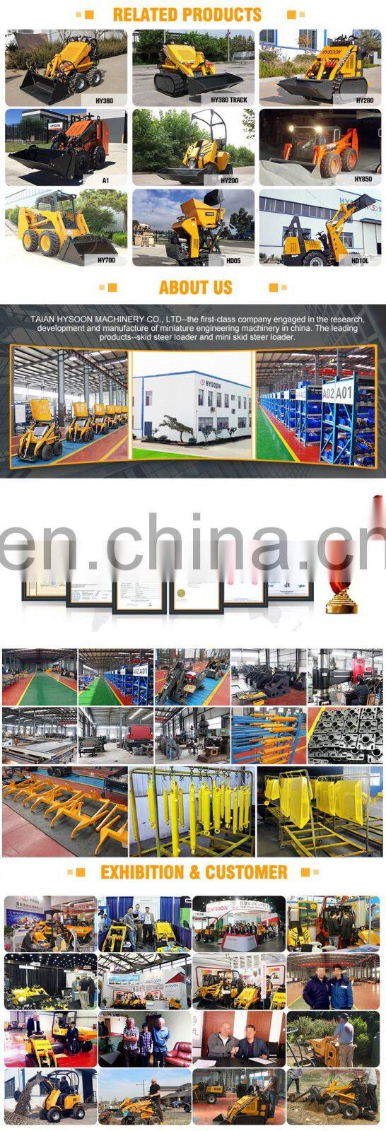 toro dingo counterparts diesel engine Mini Skid Steer Loader with 4 in 1 bucket