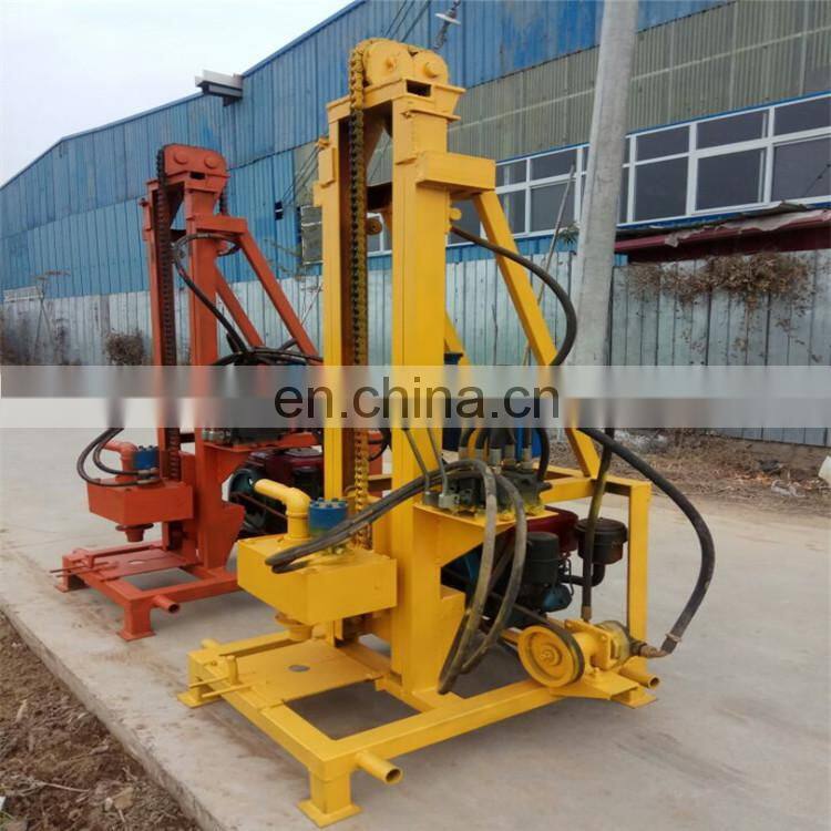 150 meters Deep oil engine drive type water Wells Drilling Machine Widely Used In areas without electricity