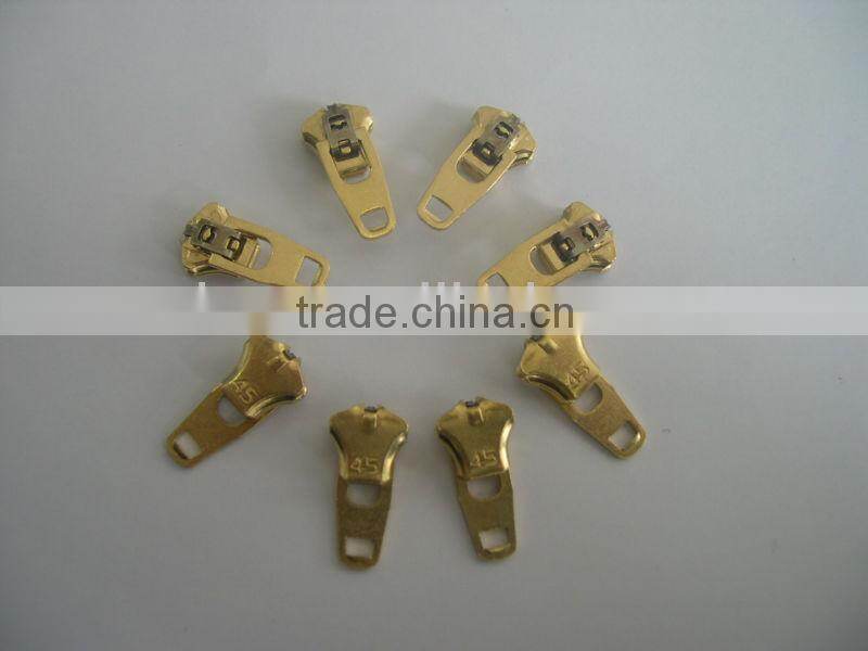 No.5 YG Brass Slider For Metal Zipper