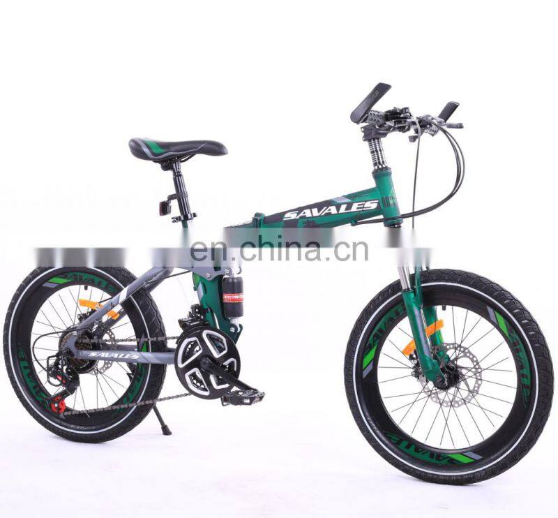 Good quality hot selling steel frame foldable 18 inch children bike with disc brake