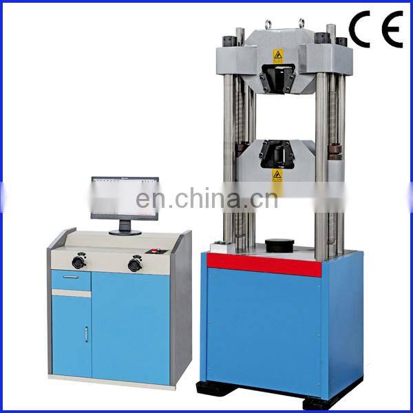 WAW-600D 600KN Computer Control Electro-servo Hydraulic UTM, 60Ton Universal Testing Machine