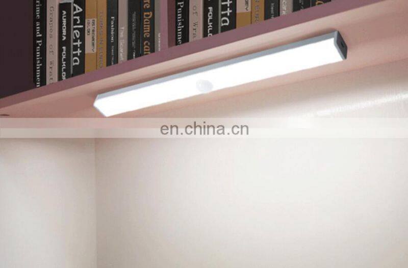 Amazon hot seller wireless night light motion sensor light cabinet lights with usb recharging
