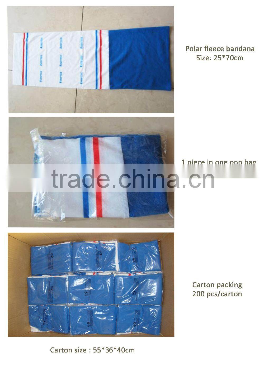 Top Quality Polar fleece Multifunctional Seamless Tube Bandana