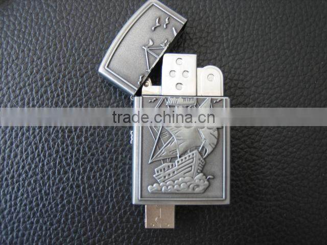 Real lighter with usb flash drive function, cigarette lighter usb flash drive, Camel lighter usb pen drive