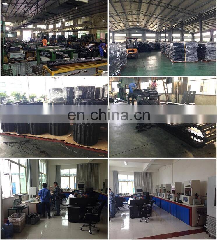 KH055N small excavator Rubber crawler Track 400X72.5X76