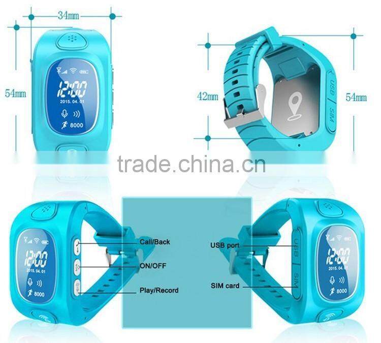 Children GPS Tracker for kids Satellite Android Monitor SOS function phone call y3 smart watch