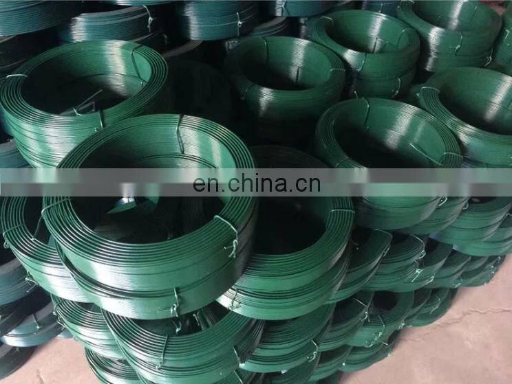 Colorful PVC Coated Small Coil Iron Wire ,Plant Twist Tie, Garden Training Wire
