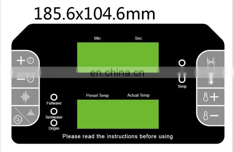 3.2L 100W Power sweep Ultrasonic Cleaner Adjustable Dual Frequency 40KHz and 33KHz