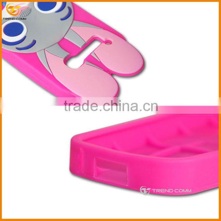 policewoman rabbit silicon case for alcatel one touch pop c5
