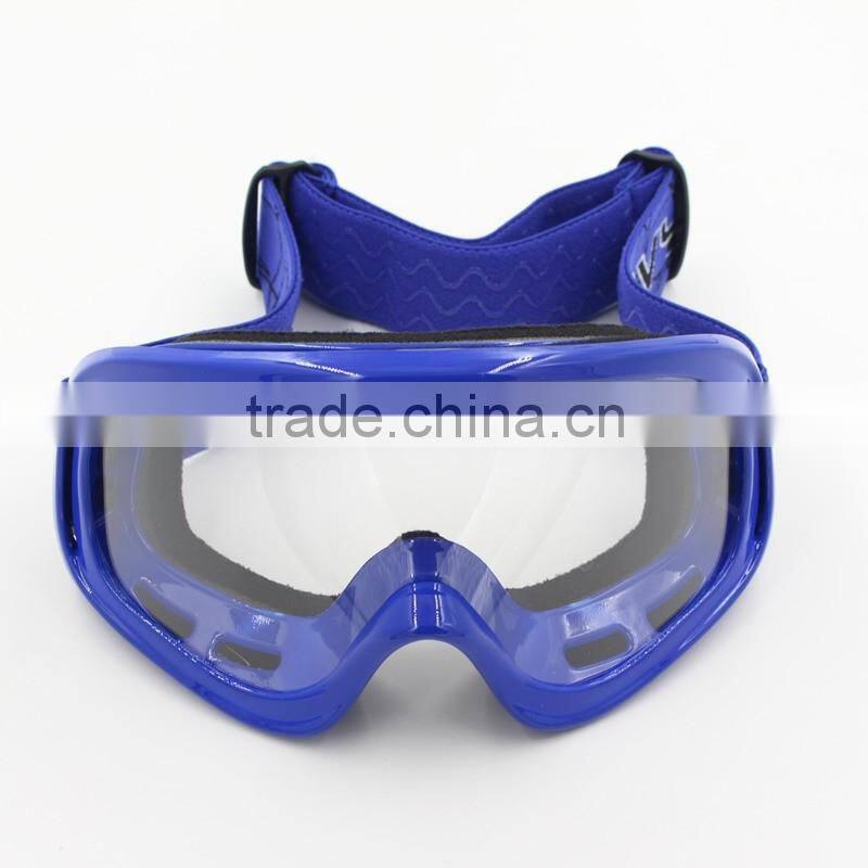 Latest design flexible TPU motocross competition off road goggles