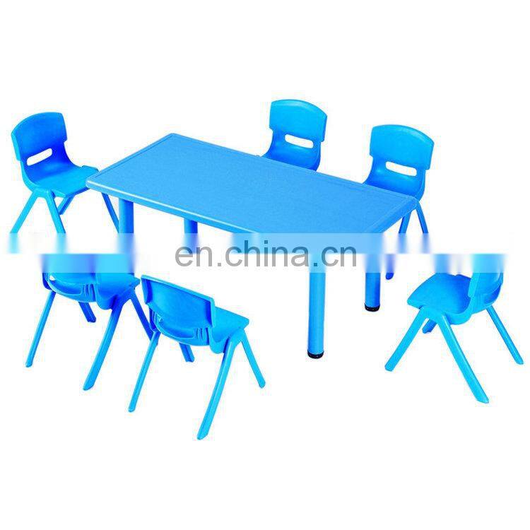 new design safe hot sale cheap plastic tables and chairs set for kids