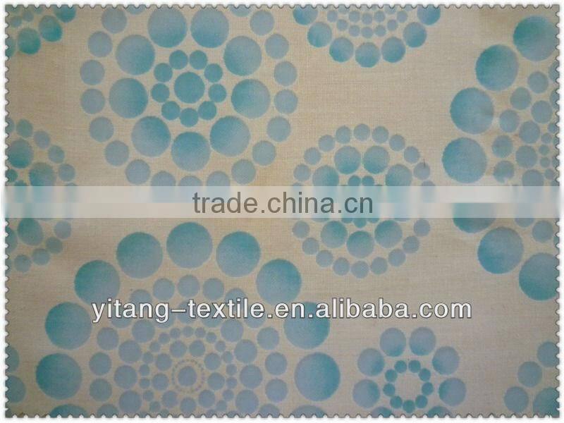 100% cotton sun flower burn out fabric for garment