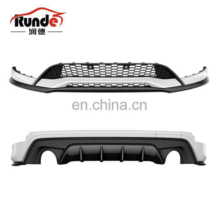 Runde New Arrival Dedicated For 15-17-18 Focus Hatchback Modified SF Sports Body Kit Exhaust Front Bumper Rear Lip