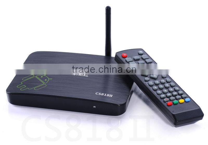 CS818II DVB-T2 AMLogic8726 Dual Core Android 4.2.2 1G 8G WiFi Bluetooth dual core mx android smart tv box