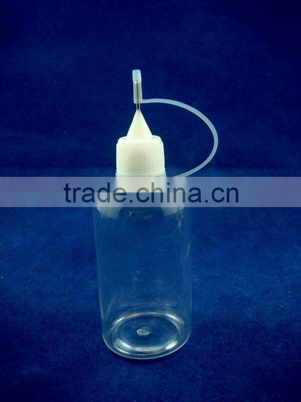 60ml e-c needle bottle PET,needle bottle for e liquids and cigarette