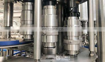 Full Automatic Soda Water Sparkling Water Bottle Washing Filling Capping Machine