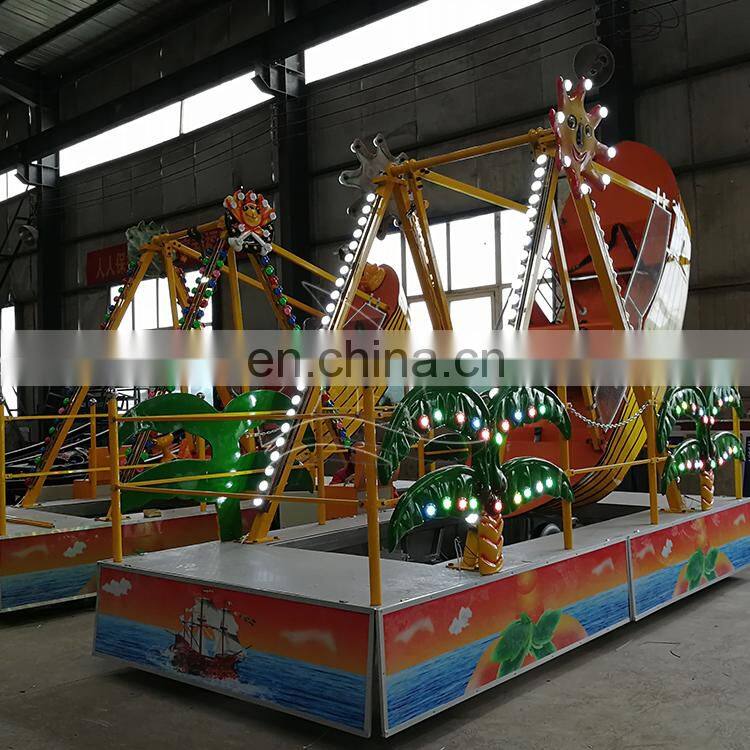 Fun fair games portable mini pirate ship for sale