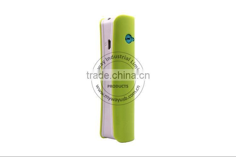 2200mah hot sell portable 18650 battery mobile phone power bank for travel & best gift