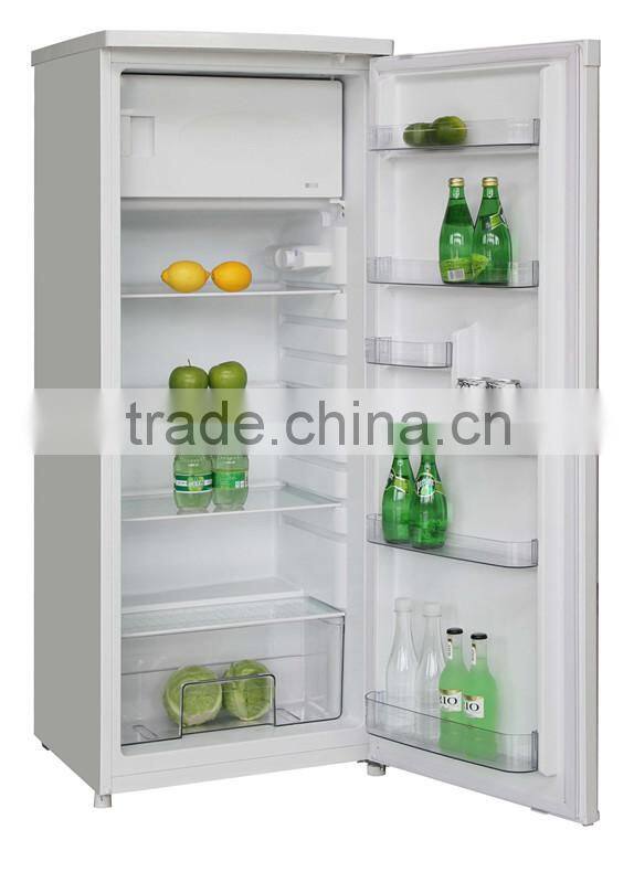Solid door defrost fridge convertible bar fridge with lock