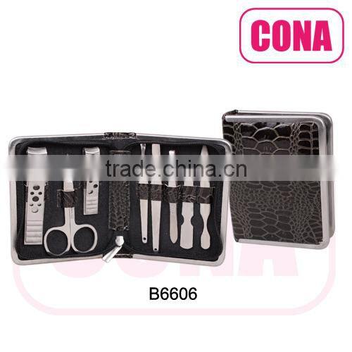 5pcs manicure set in a metal frame bag