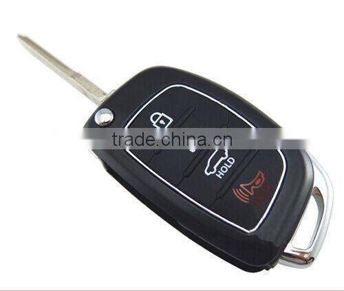 High quality Folding Remote Key 4 Button For Hyundai,Ki